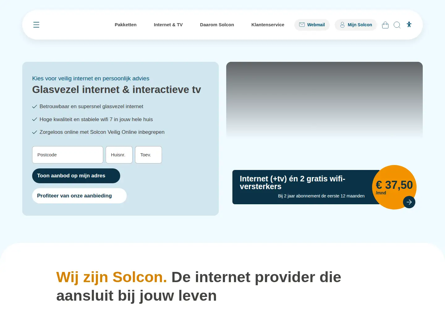 Screenshot of solcon.nl