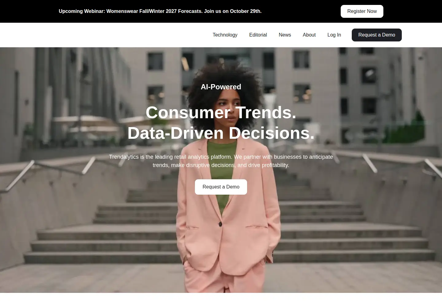 Screenshot of trendalytics.co