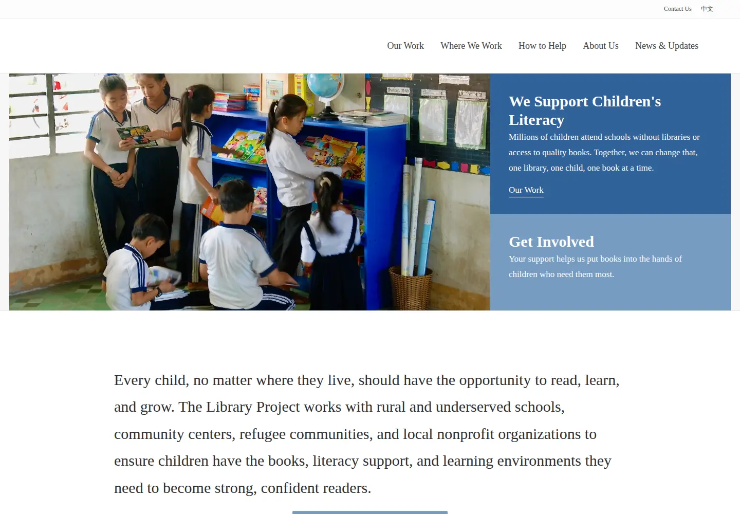 Screenshot of library-project.org
