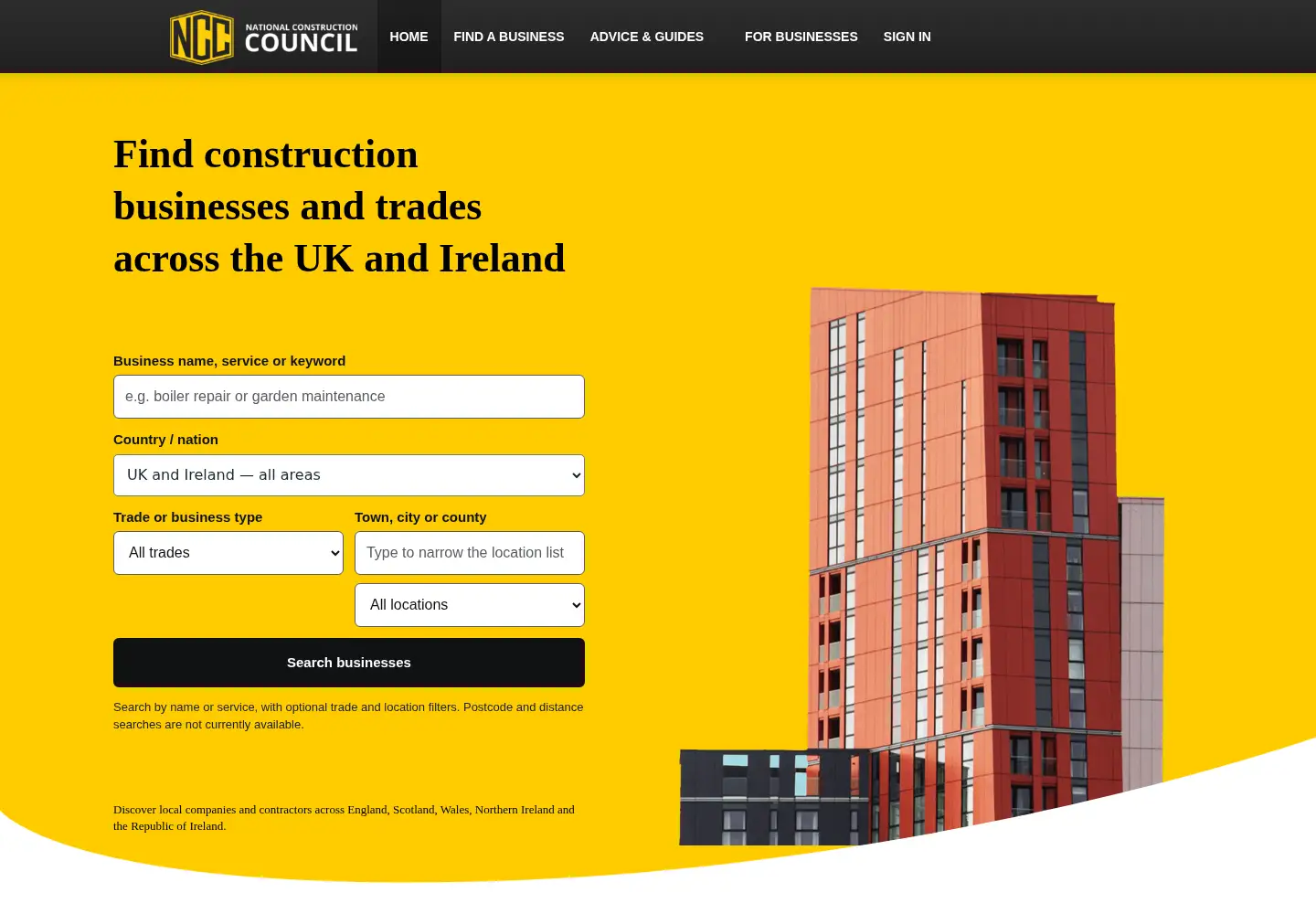 Screenshot of ncc.org.uk