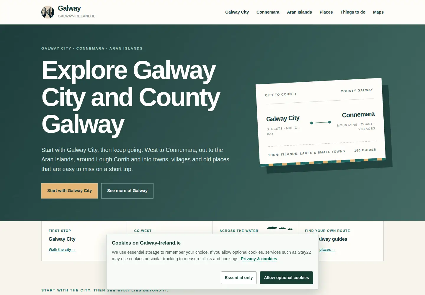 Screenshot of galway-ireland.ie