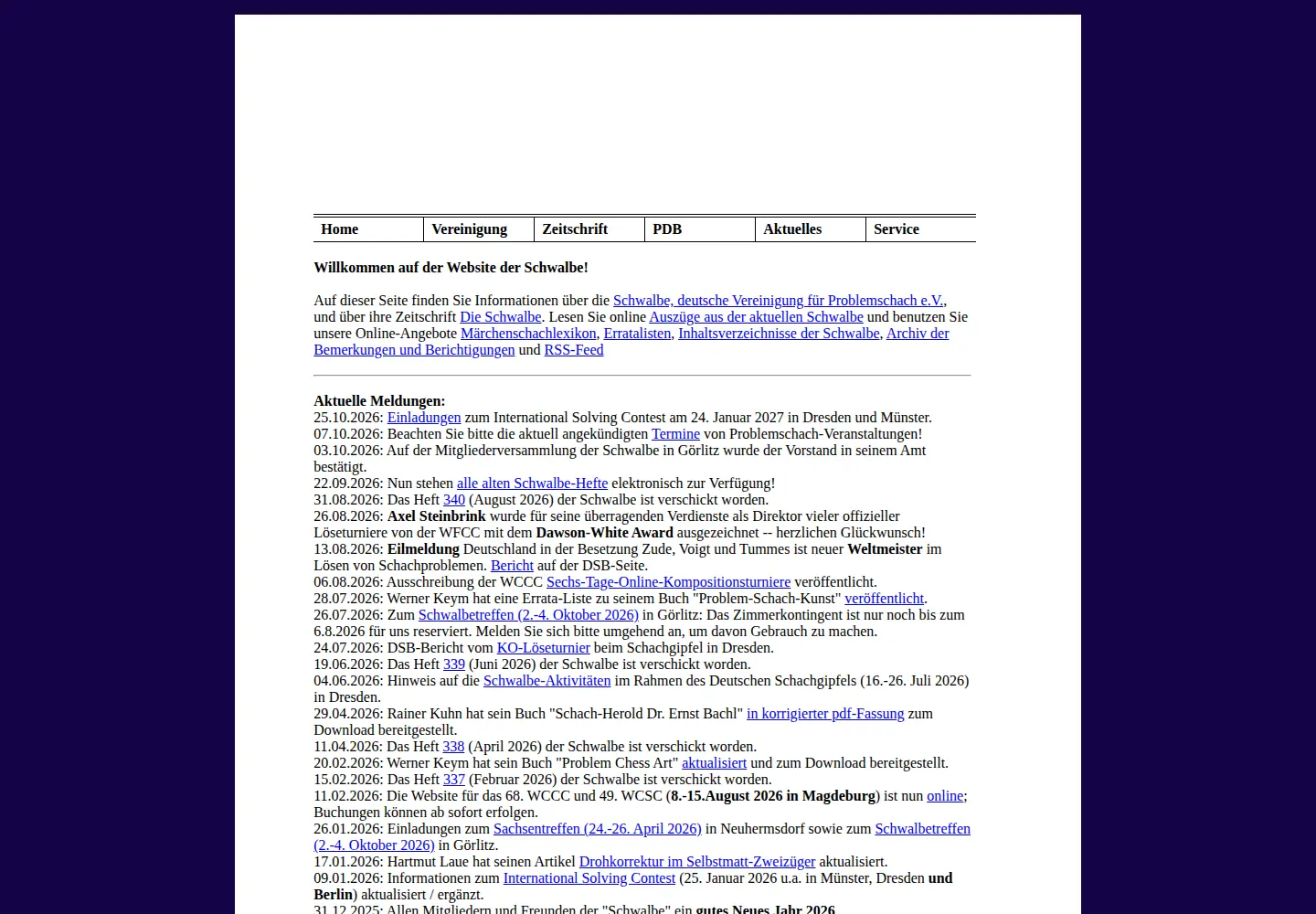 Screenshot of dieschwalbe.de