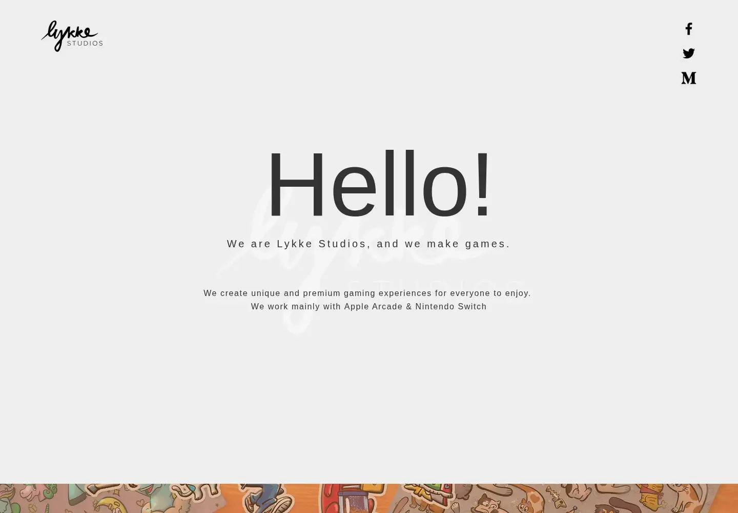 Screenshot of lykkestudios.com