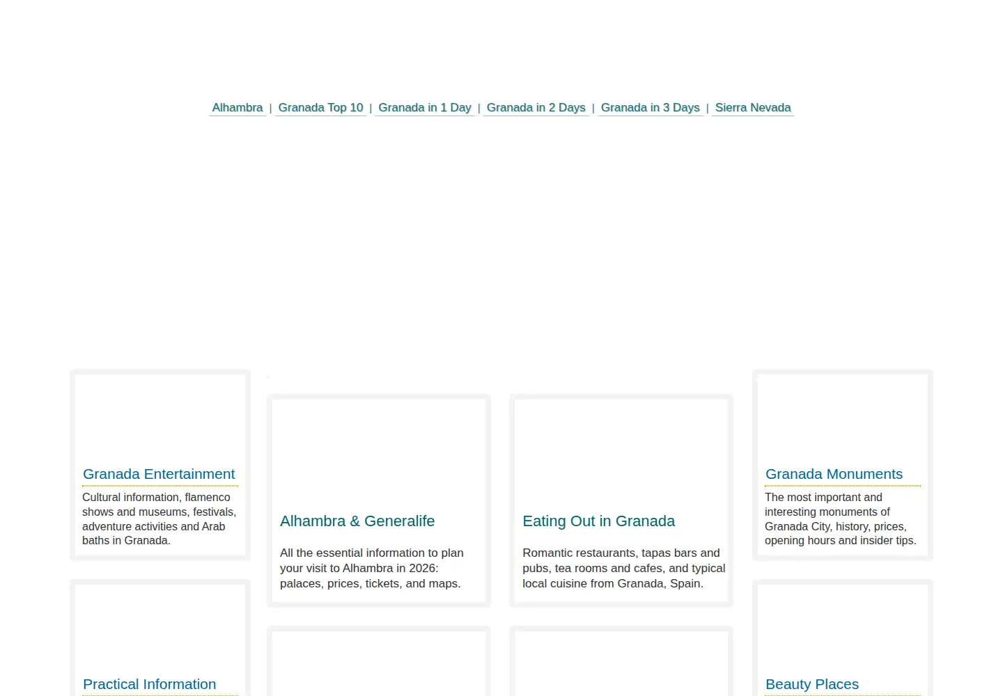 Captured homepage of lovegranada.com in the current scan
