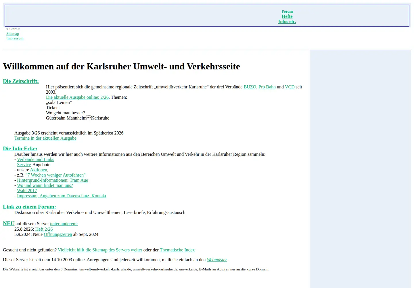 Screenshot of umverka.de
