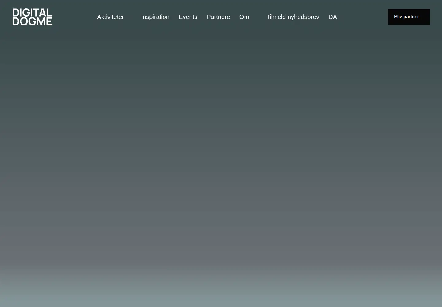 Captured homepage of digitaldogme.dk in the current scan