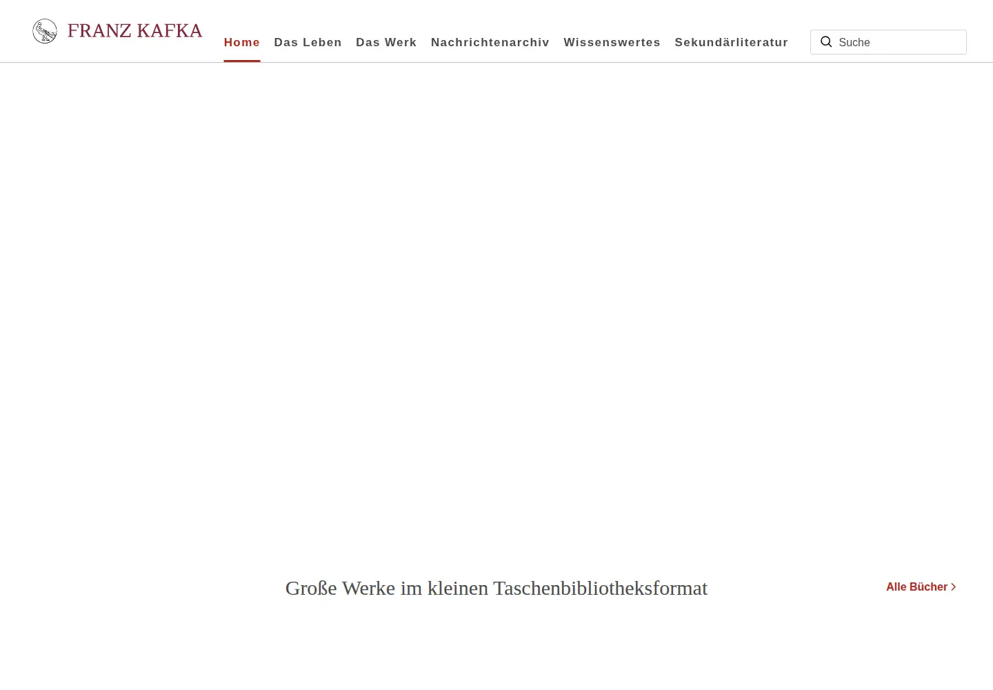 Screenshot of franzkafka.de