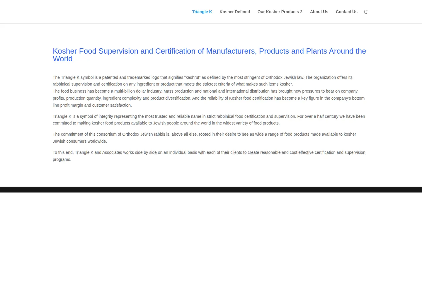 Screenshot of trianglek.org