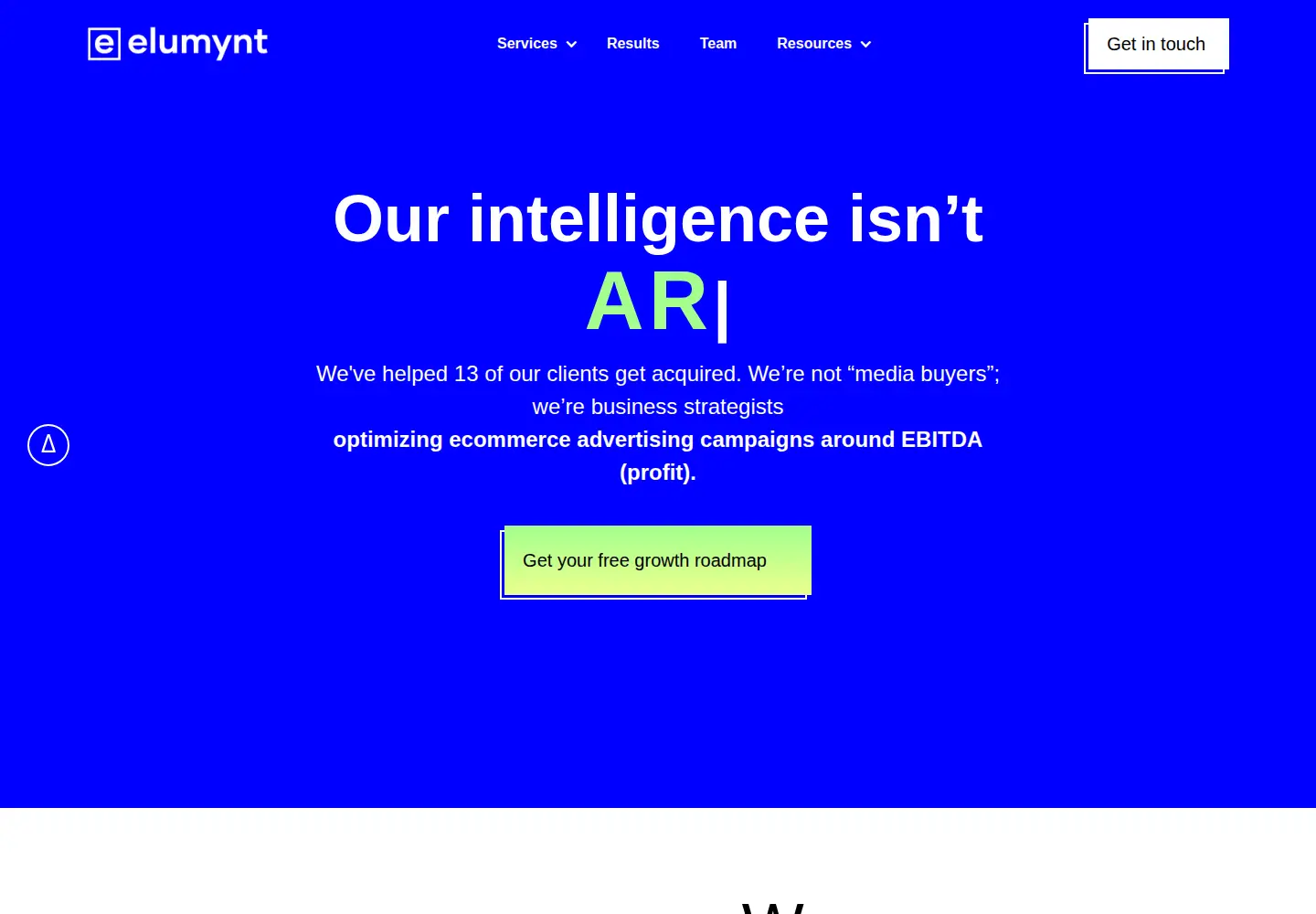 Screenshot of elumynt.com