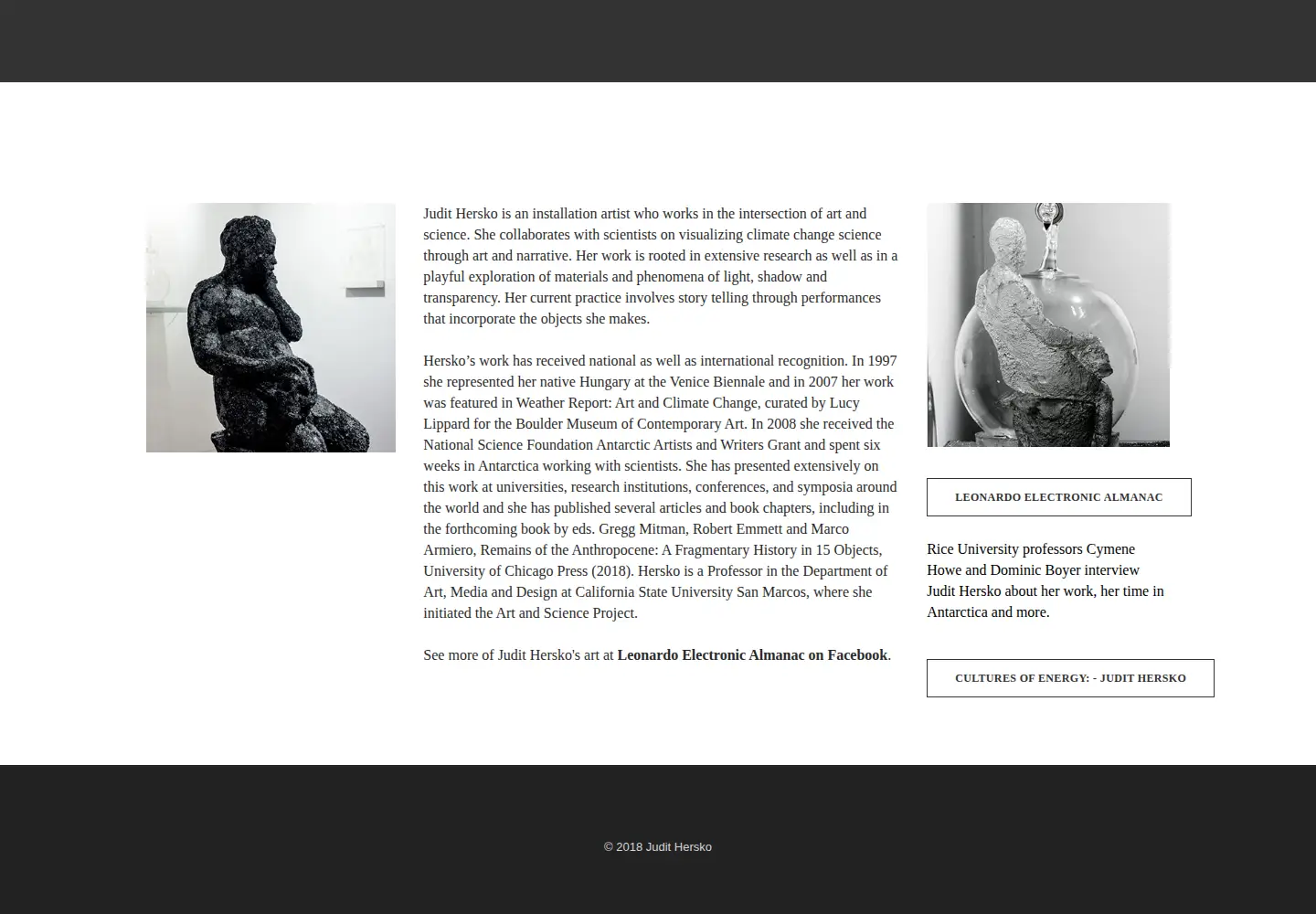 Screenshot of judithersko.com