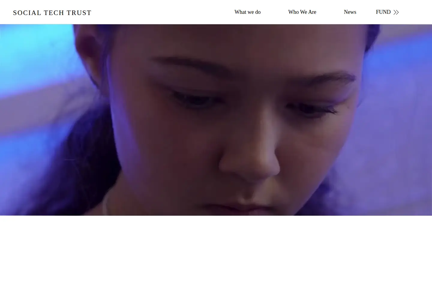 Screenshot of socialtechtrust.org