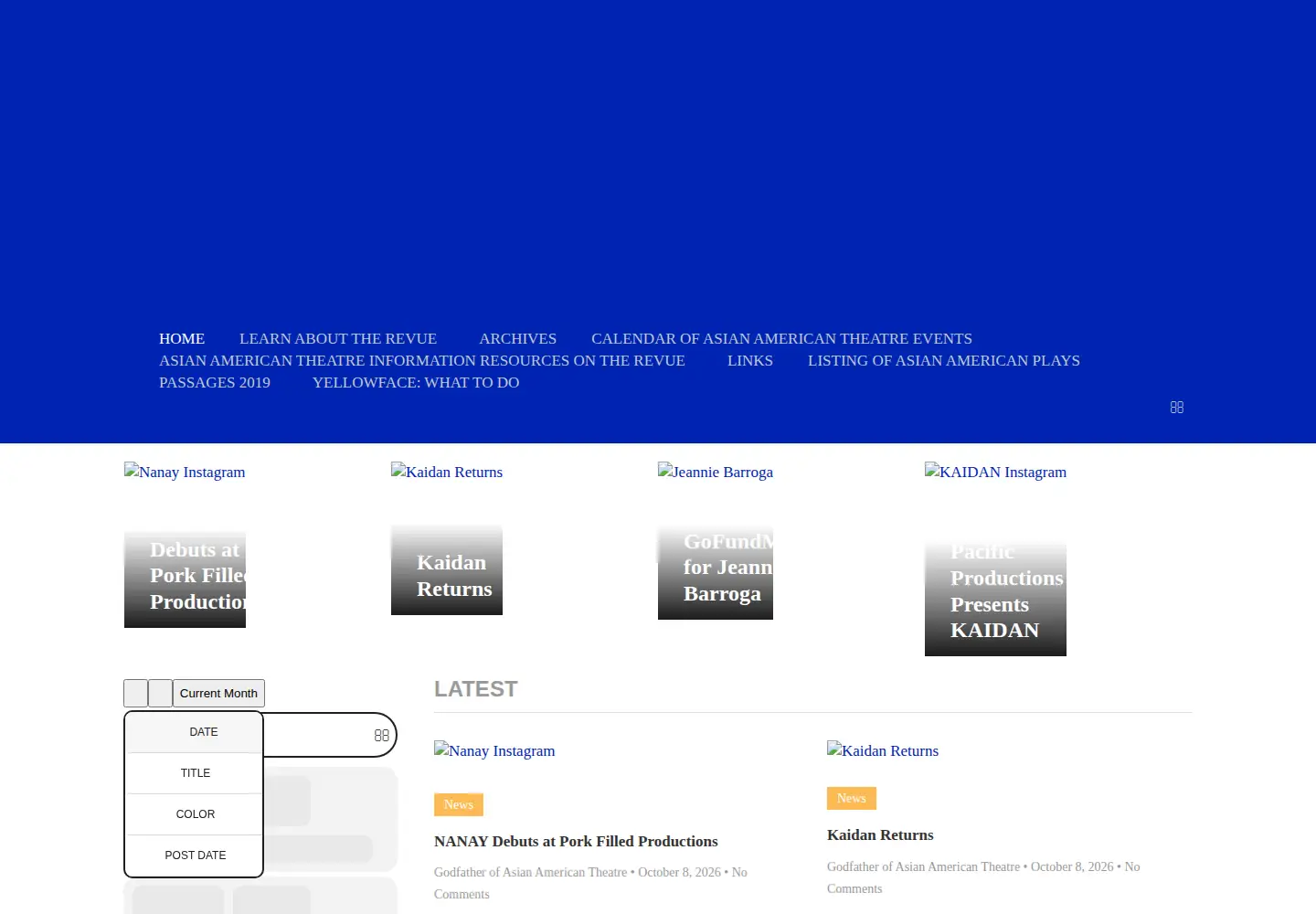 Screenshot of aatrevue.com
