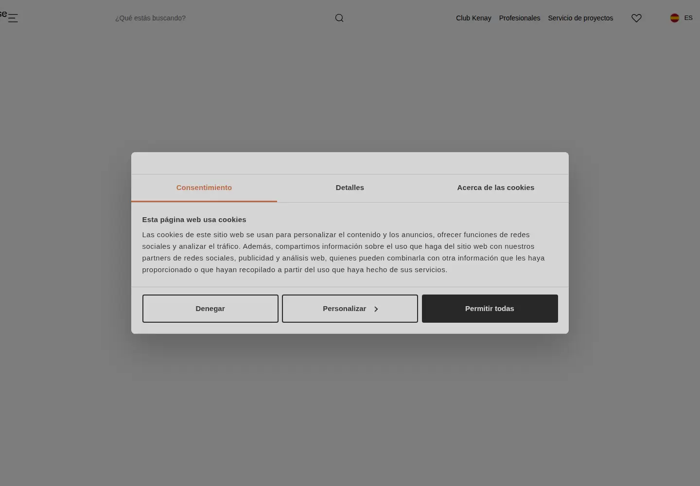 Screenshot of kenayhome.com