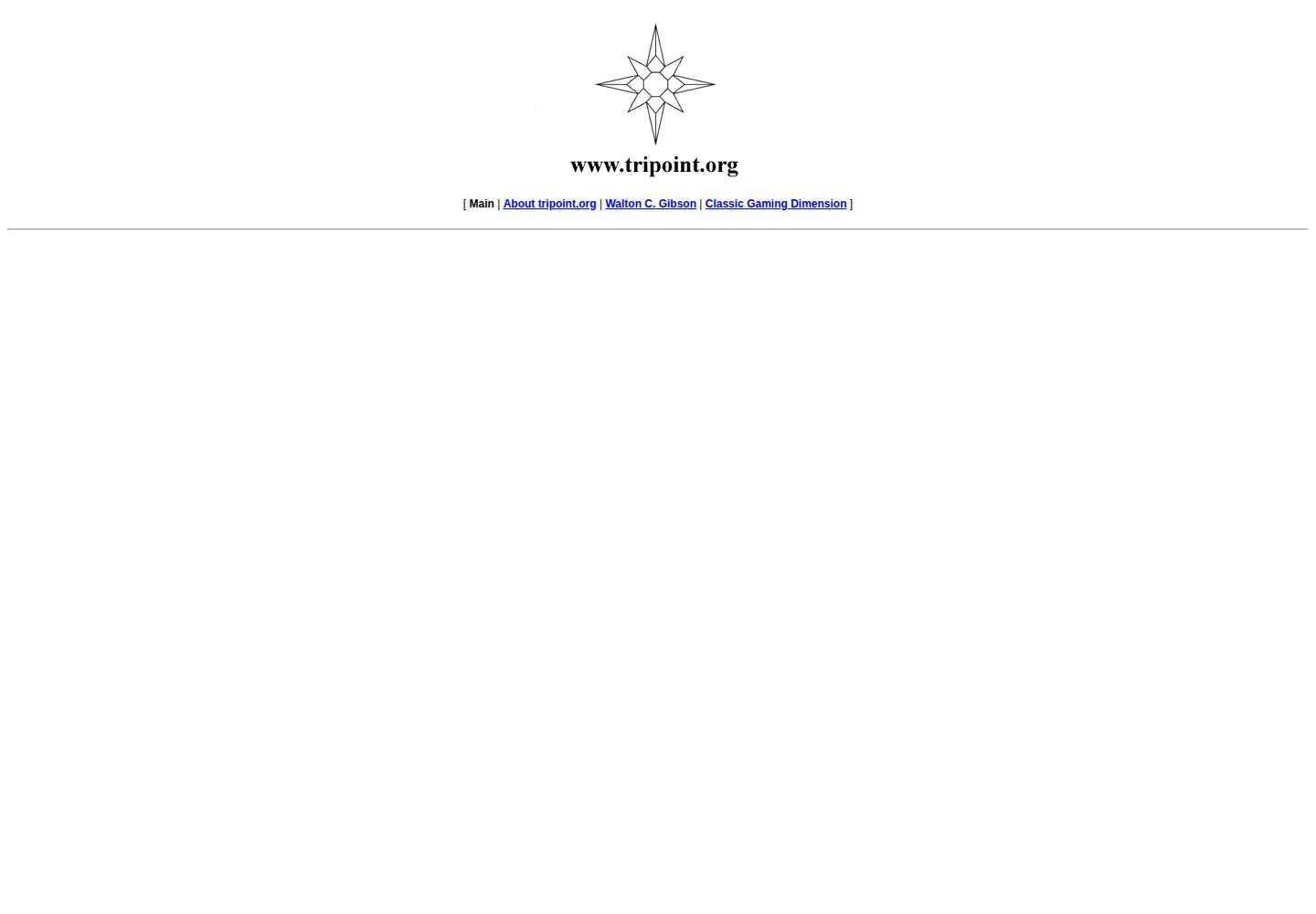 Screenshot of tripoint.org