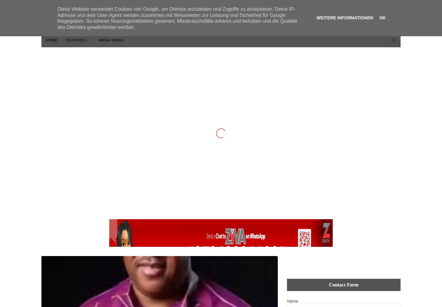 Screenshot of juliablaise.com