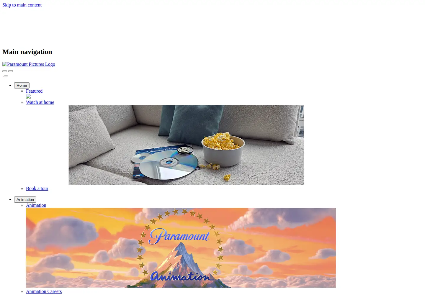 Screenshot of viacbs.com