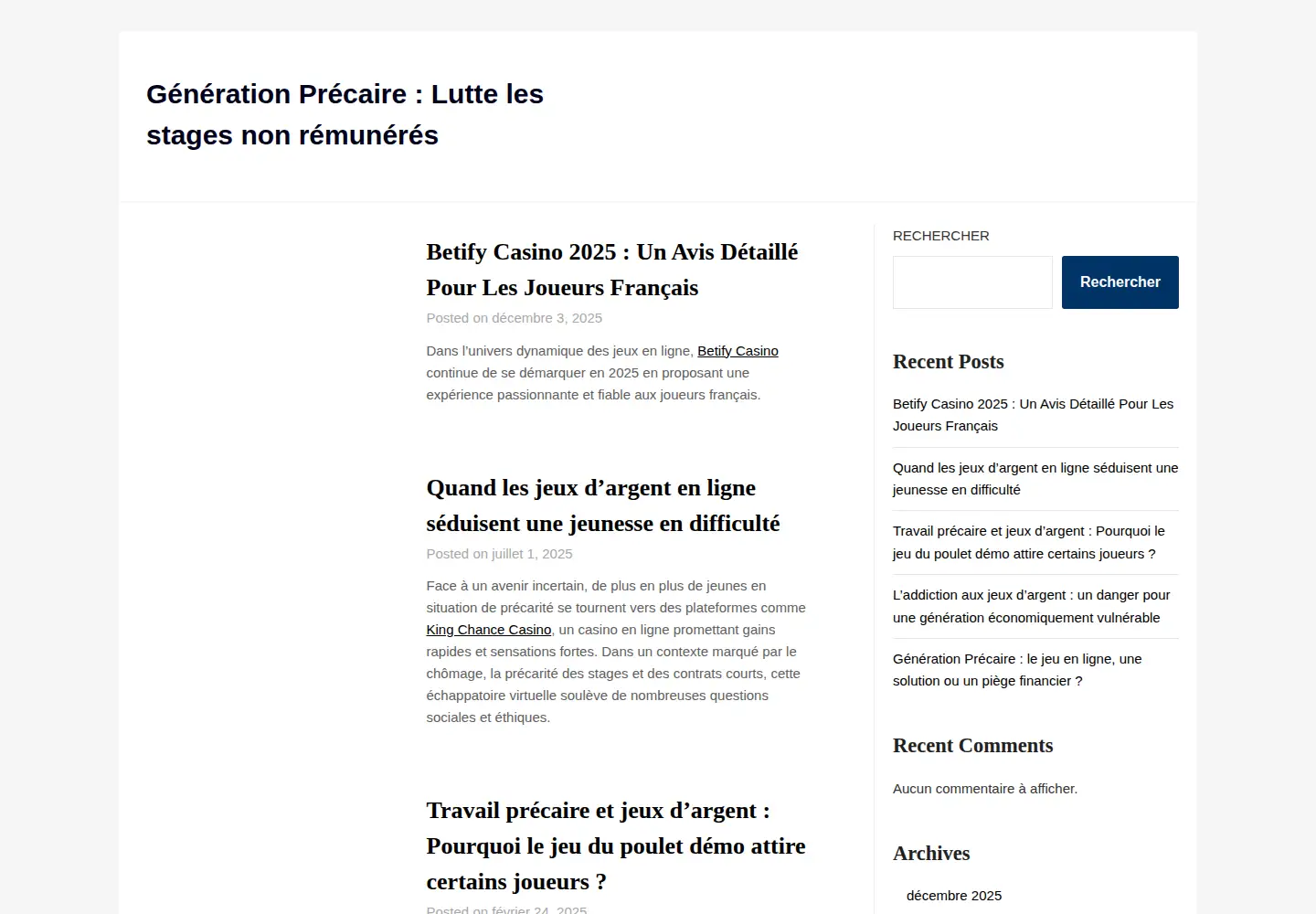 Screenshot of generation-precaire.org