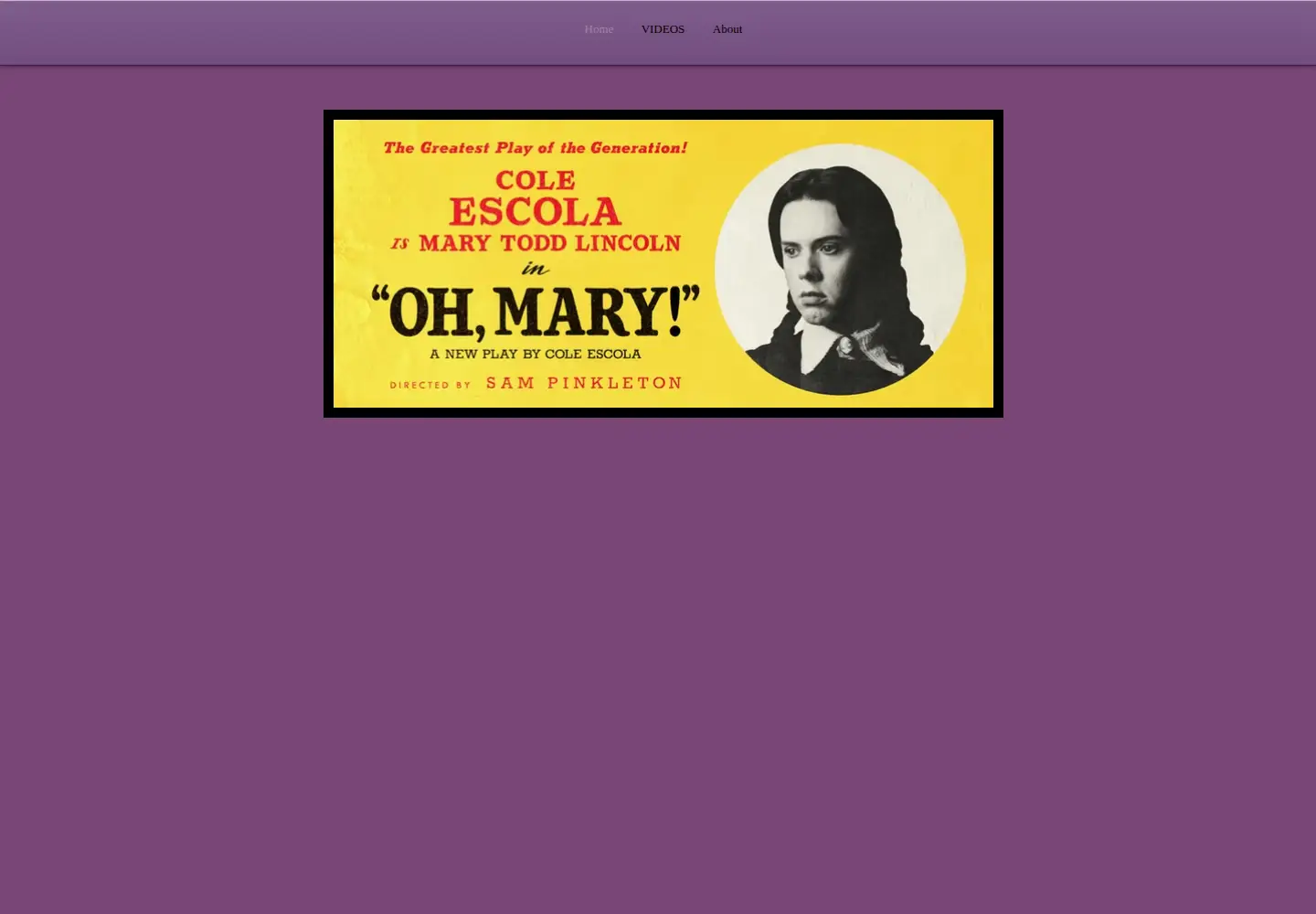 Captured homepage of coleescola.com in the current scan