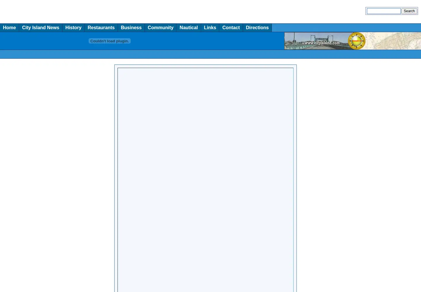 Screenshot of cityisland.com