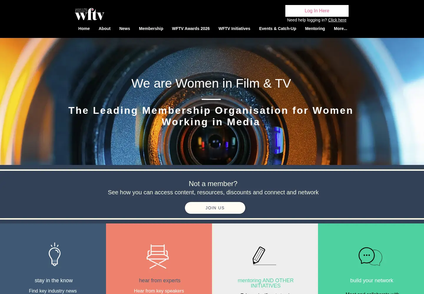 Screenshot of wftv.org.uk