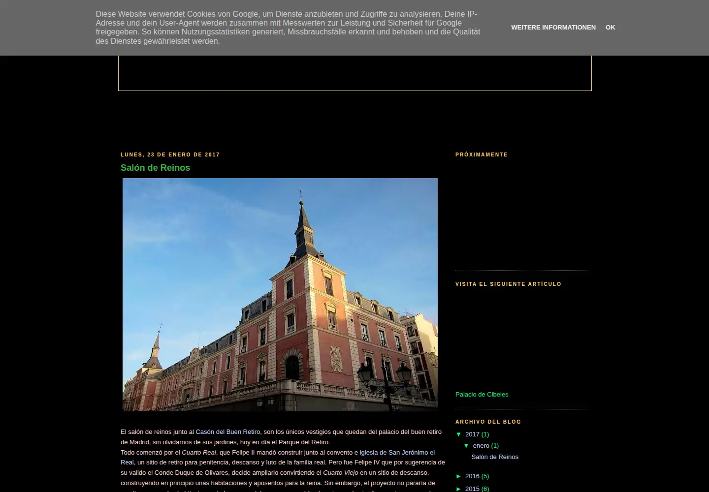 Screenshot of viendomadrid.com