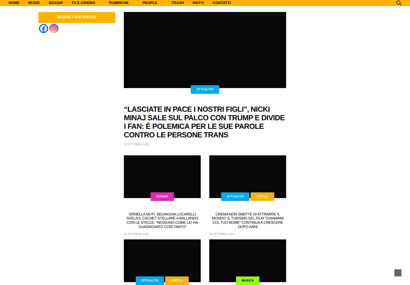 Captured homepage of spyit.it in the current scan