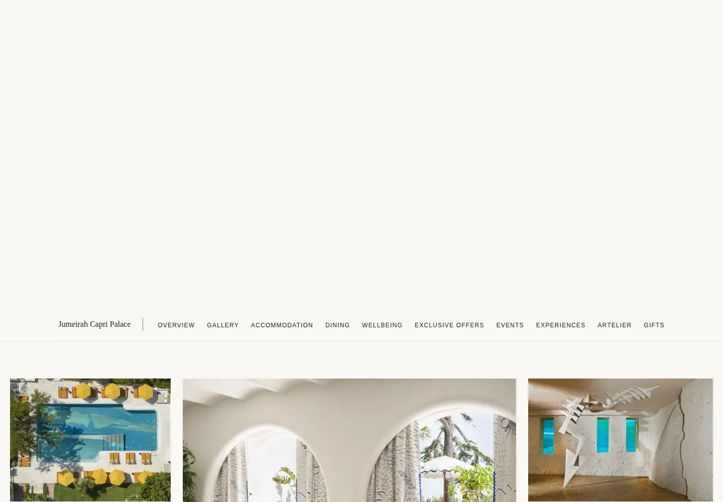 Screenshot of capripalace.com