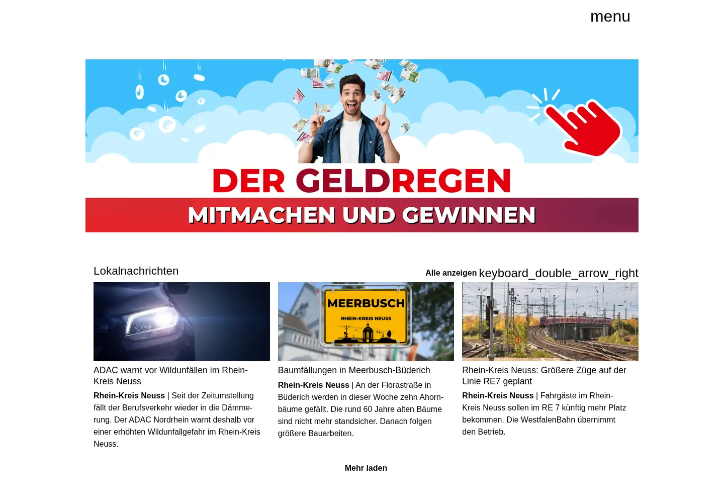 Screenshot of news894.de