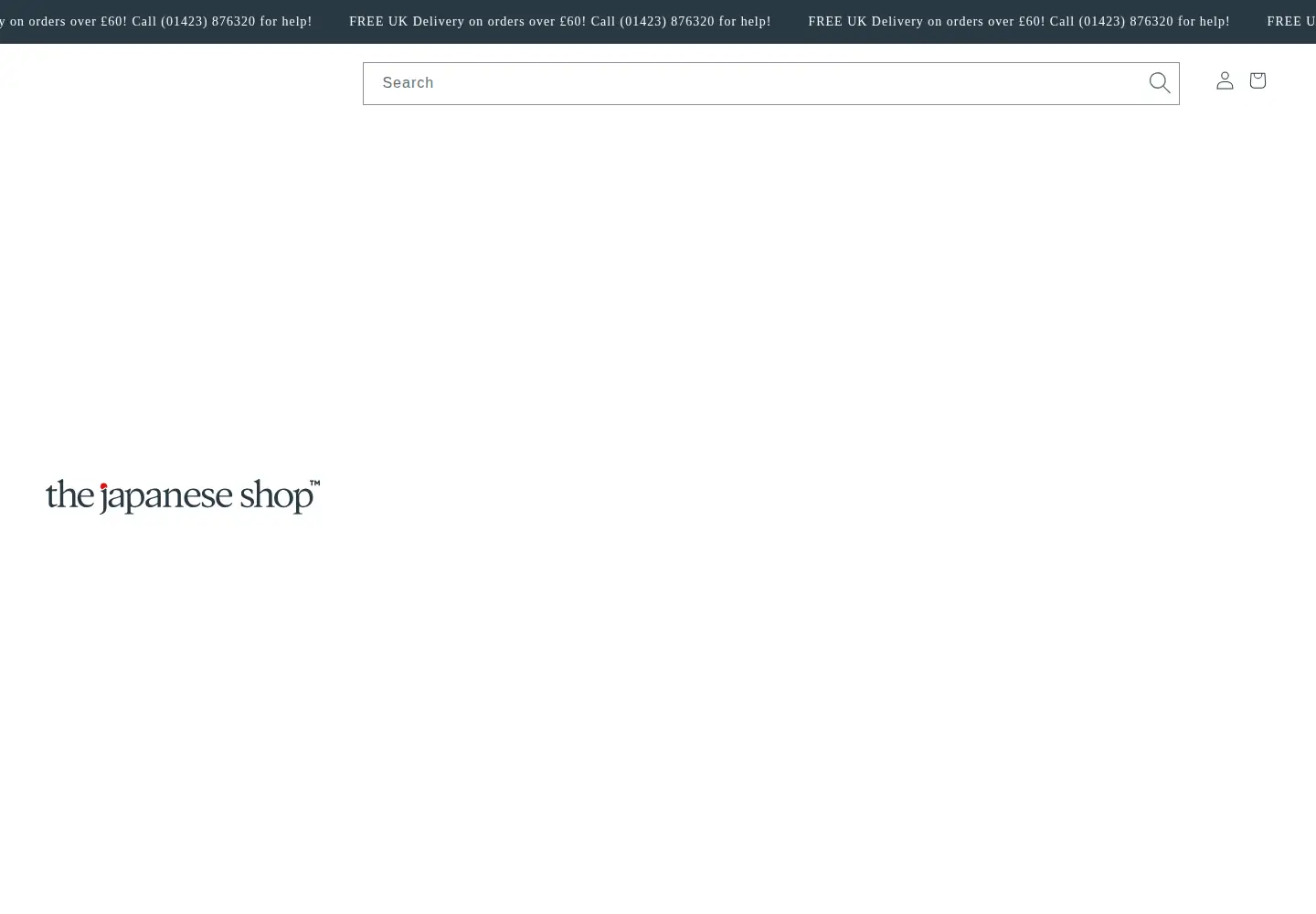 Screenshot of thejapaneseshop.co.uk