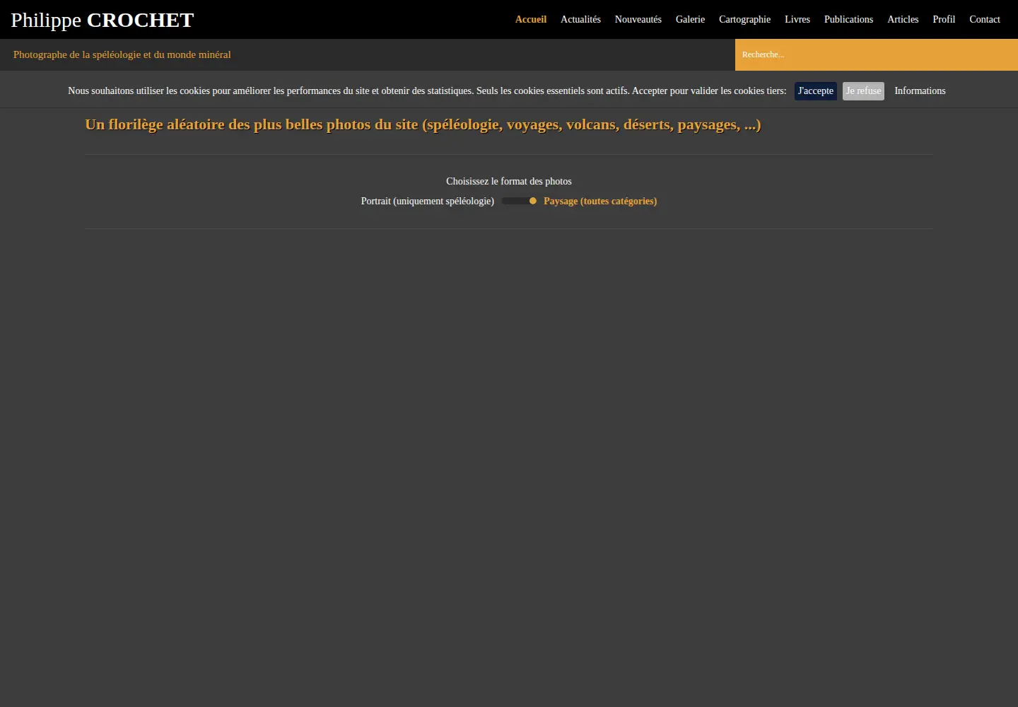 Screenshot of philippe-crochet.com