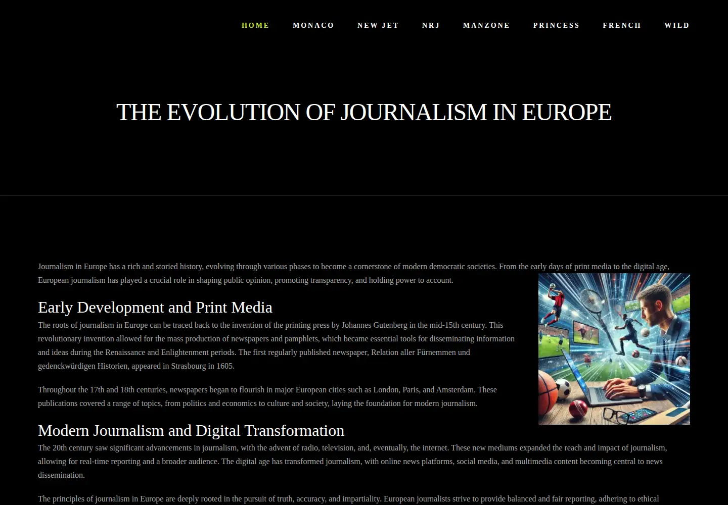 Screenshot of rivieratimes.com