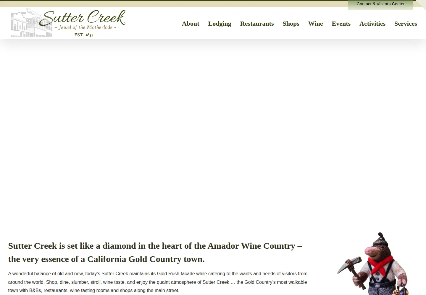 Screenshot of suttercreek.org