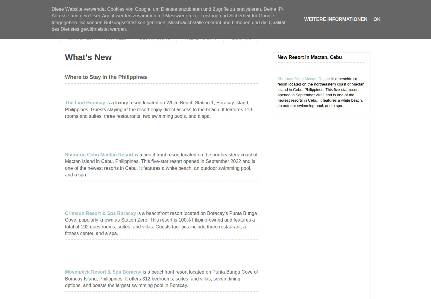 Screenshot of pinasmuna.com