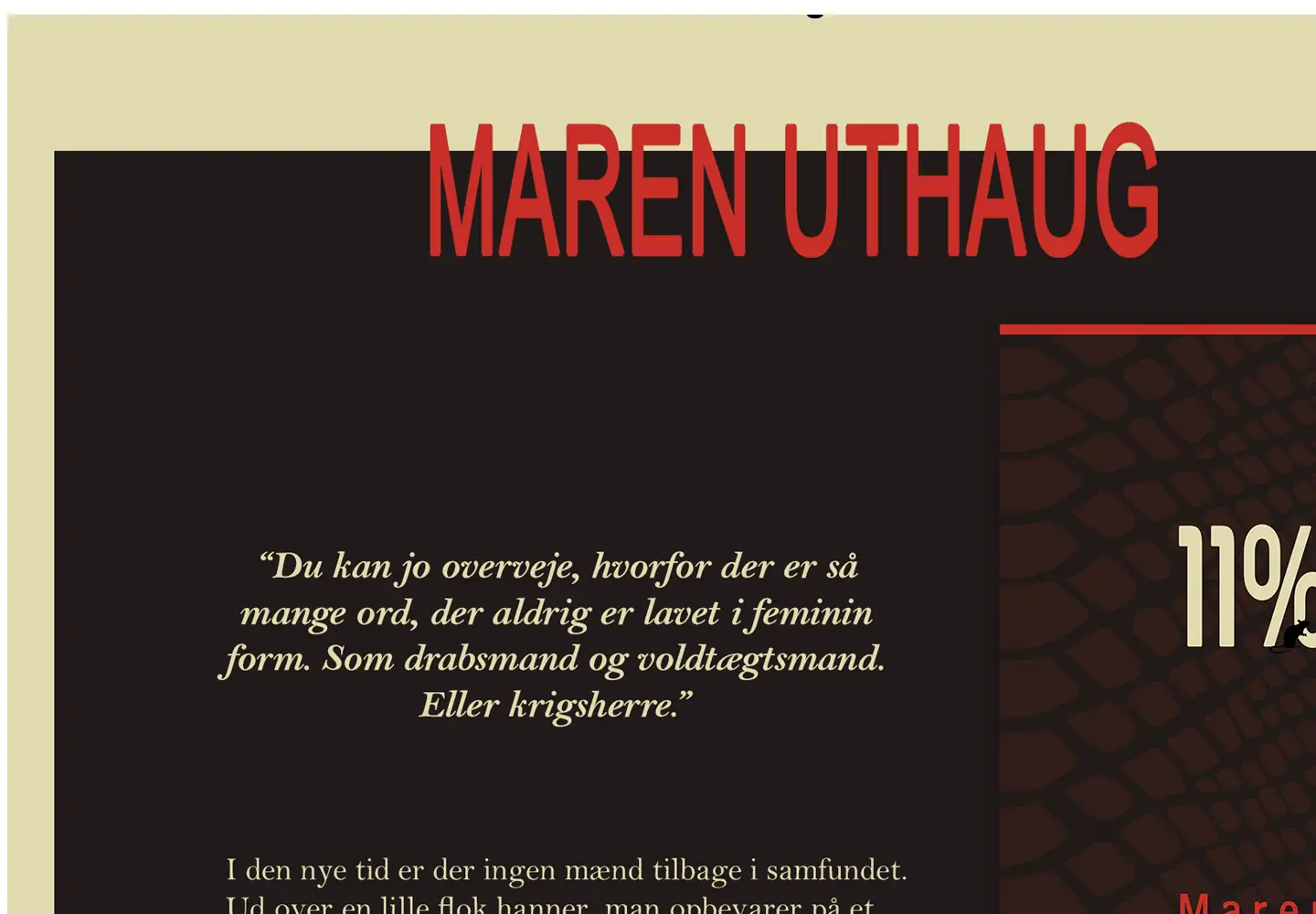 Captured homepage of marensblog.dk in the current scan