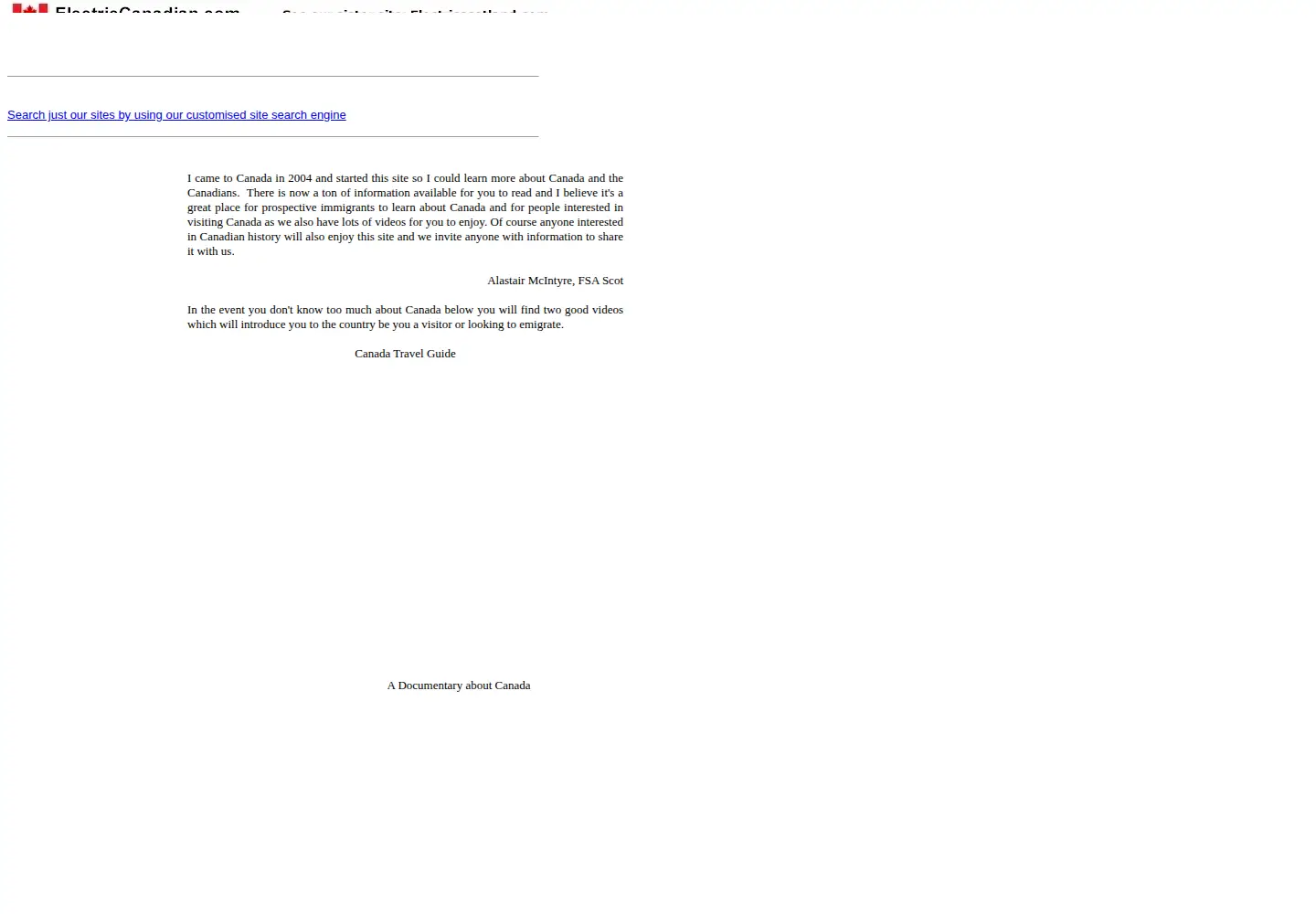 Screenshot of electriccanadian.com