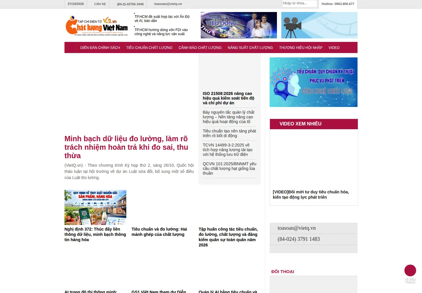 Screenshot of vietq.vn