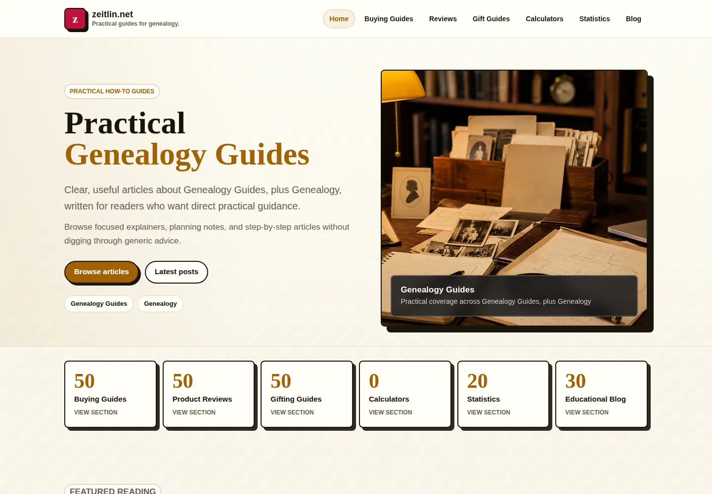 Screenshot of zeitlin.net