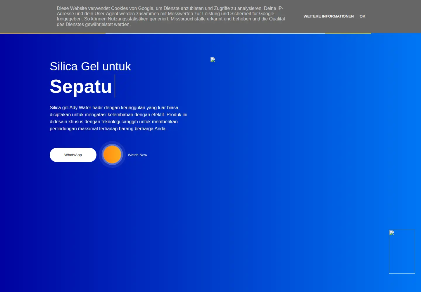 Screenshot of hargasilicagel.com