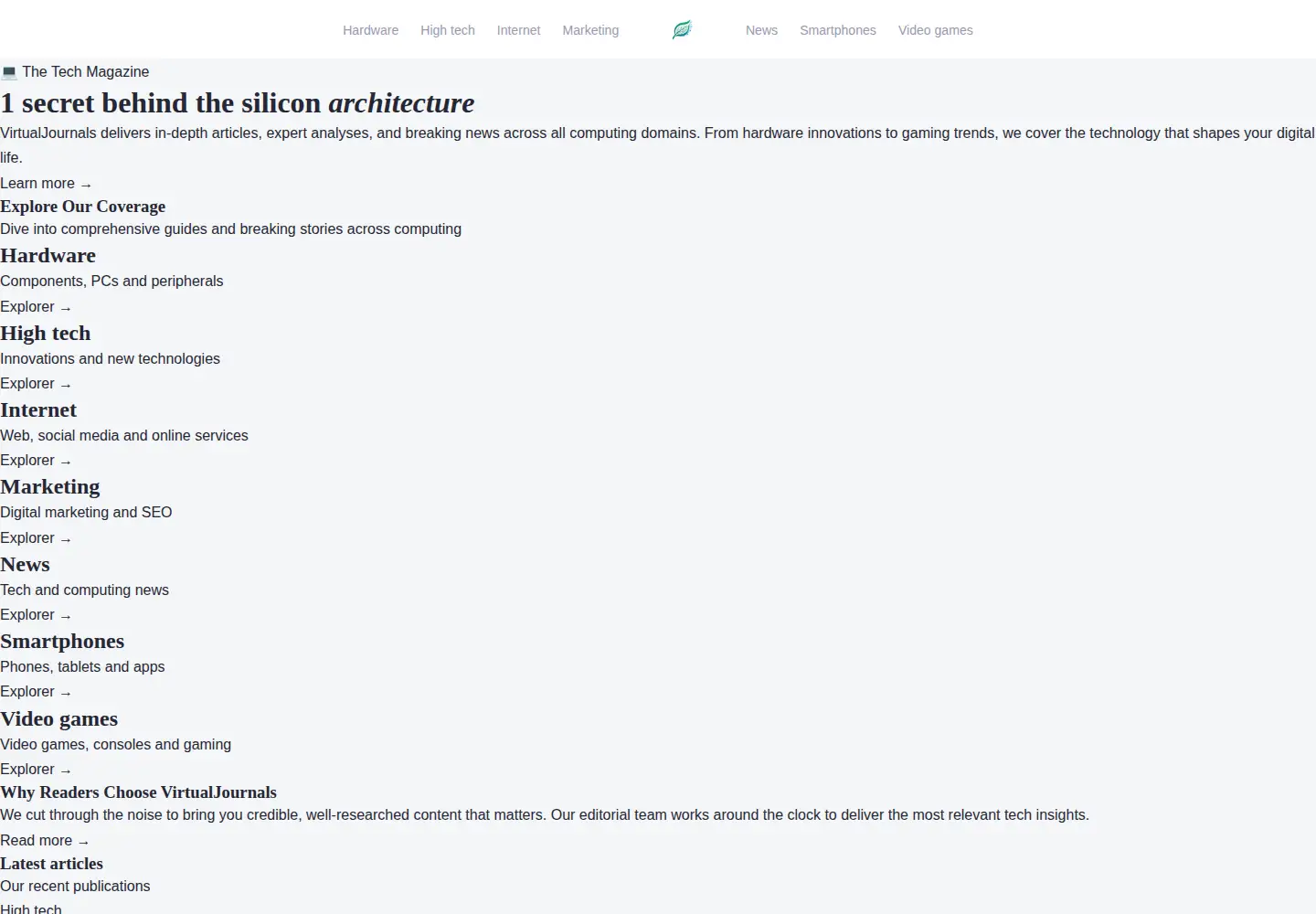 Screenshot of virtualjournals.net
