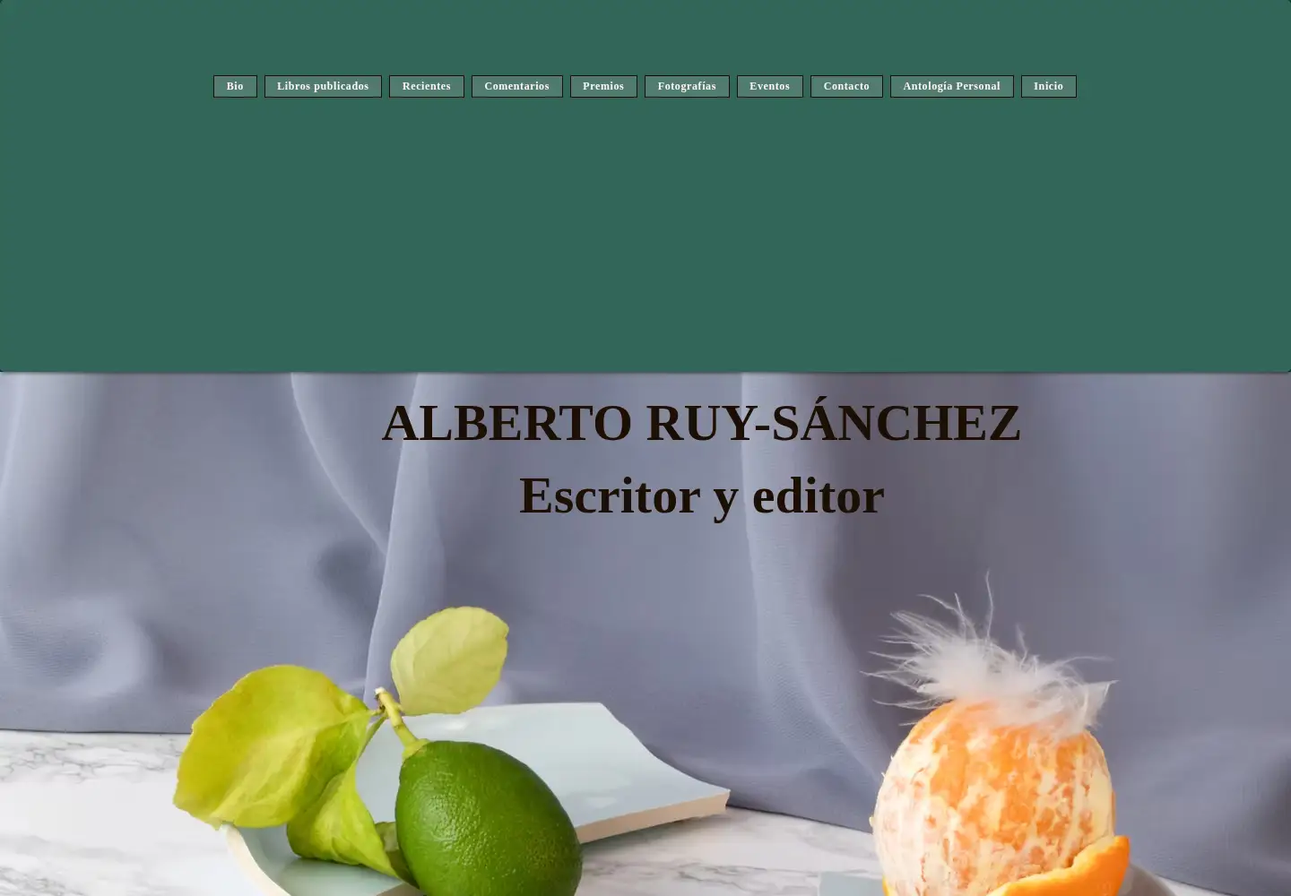 Screenshot of albertoruysanchez.com