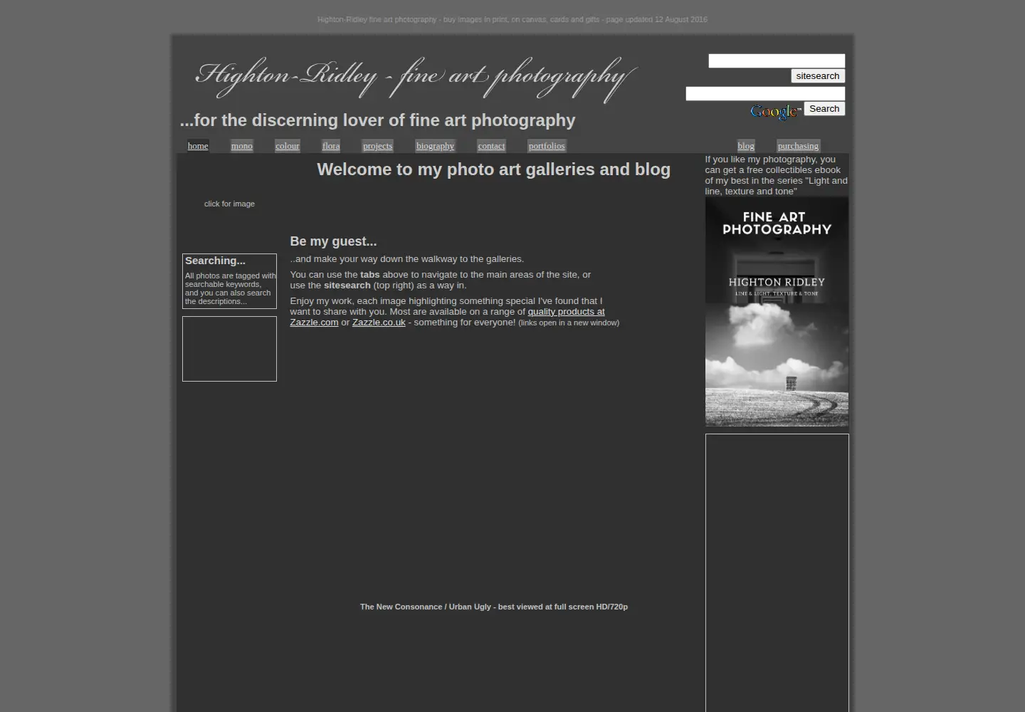 Captured homepage of highton-ridley.co.uk in the current scan