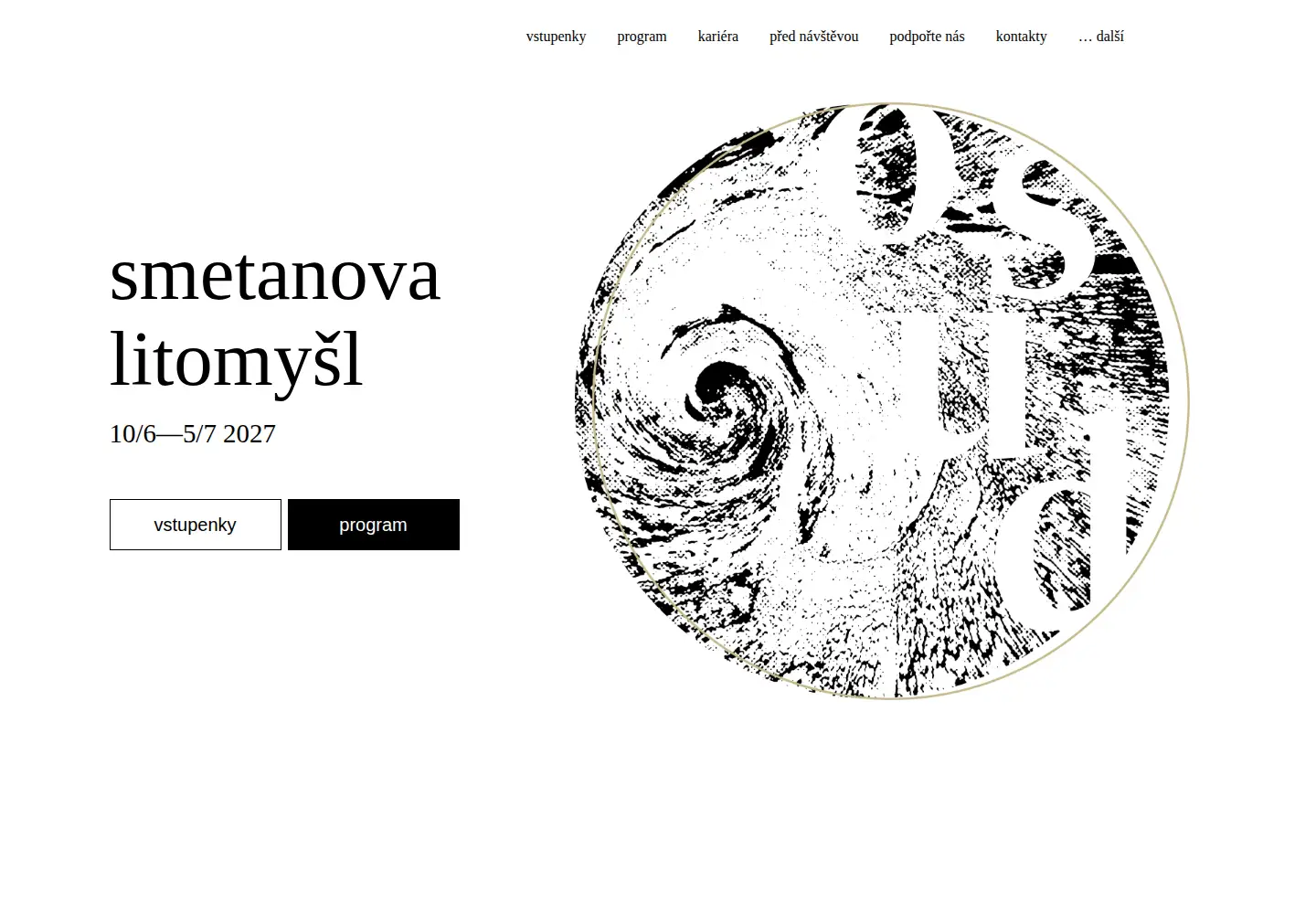 Screenshot of smetanovalitomysl.cz