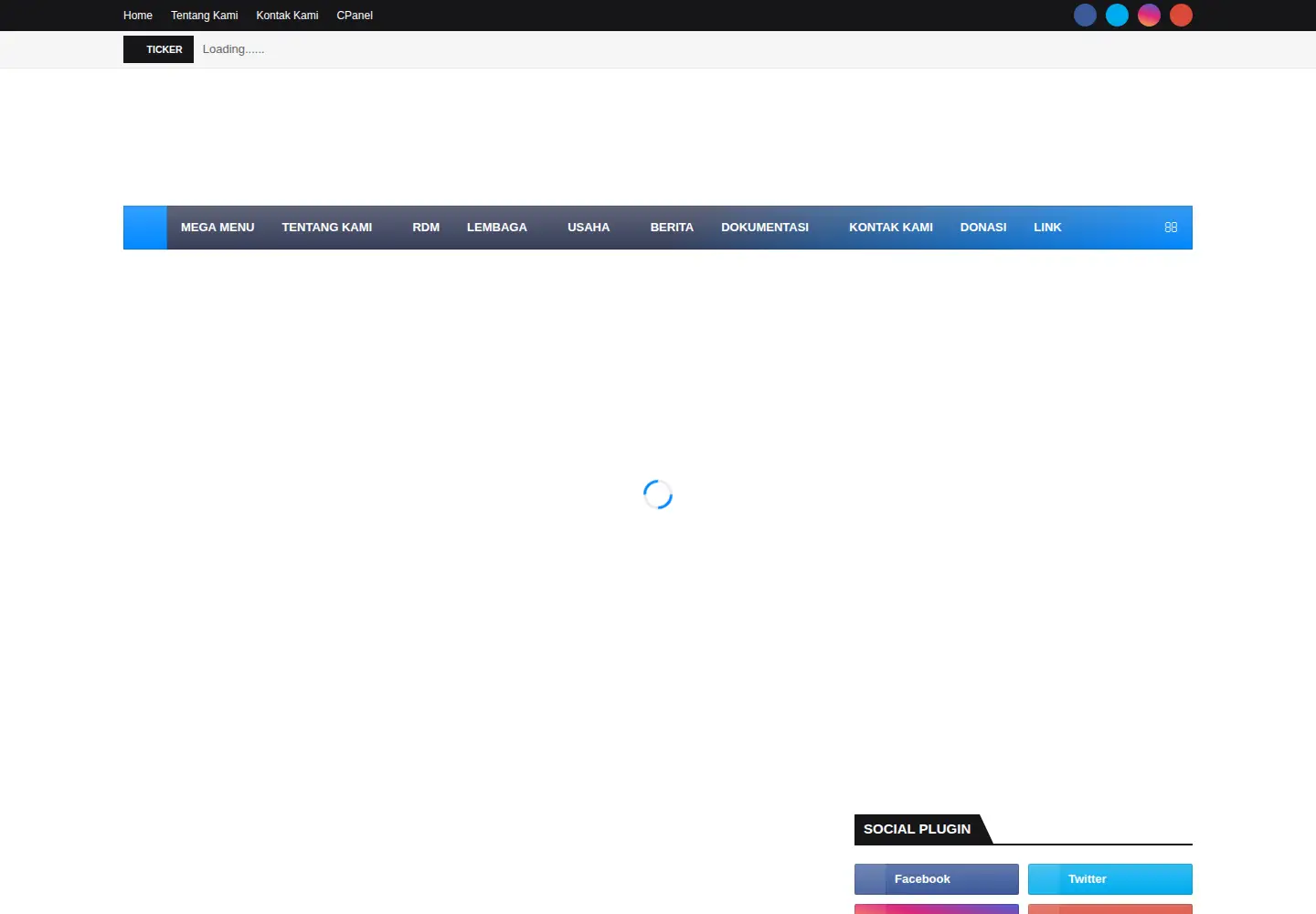 Screenshot of maarifassaadiyah.ponpes.id