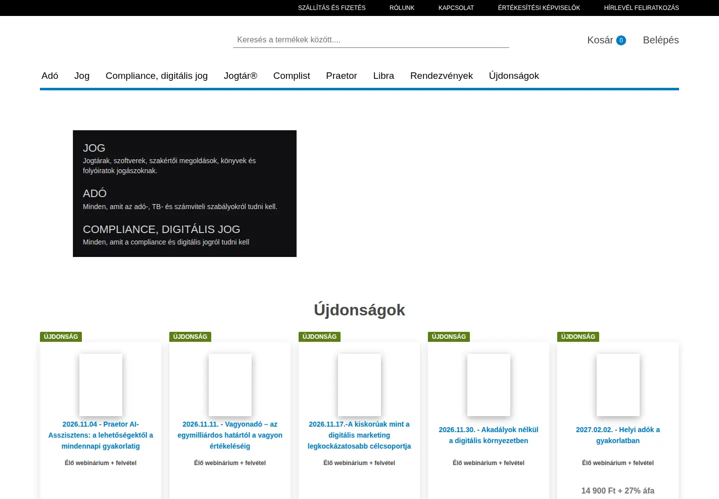 Screenshot of complex.hu