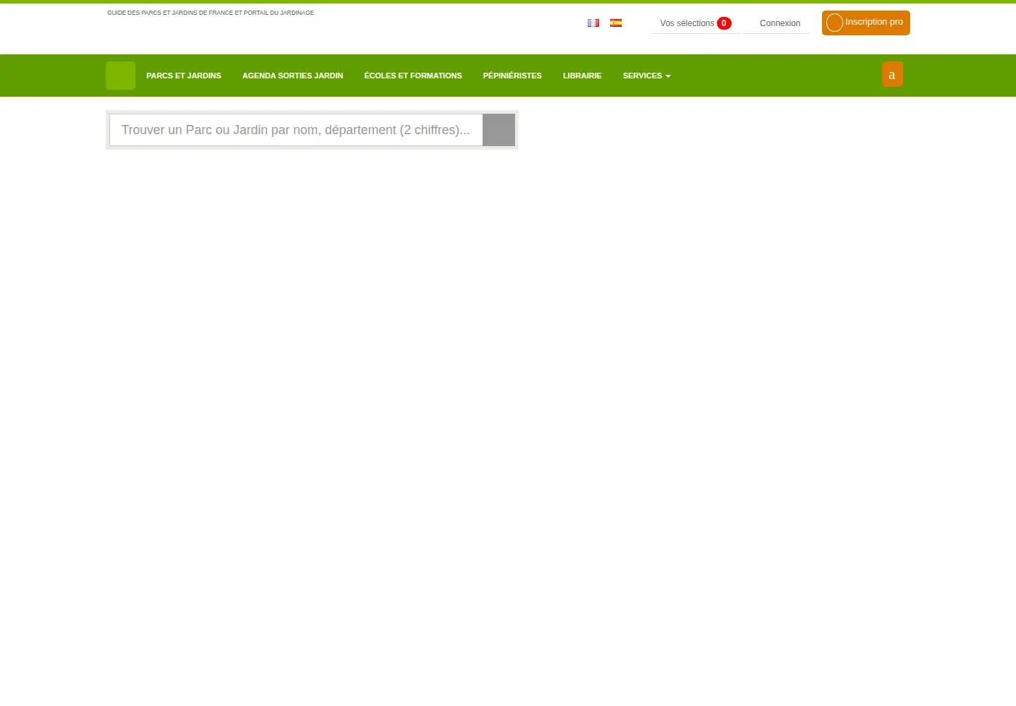 Captured homepage of jardinez.com in the current scan