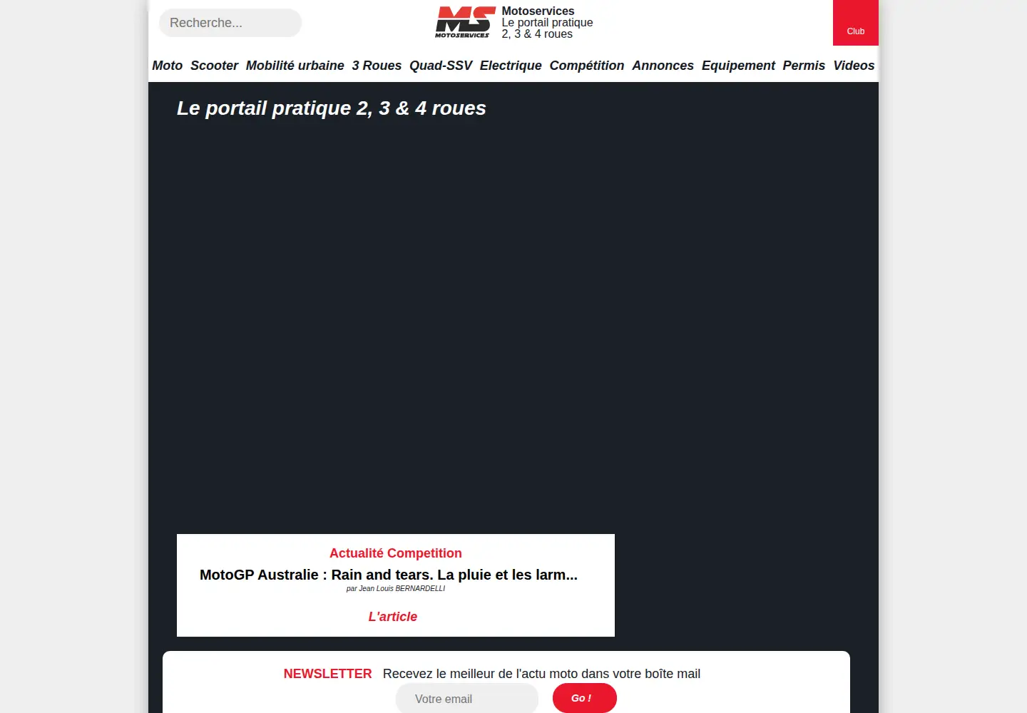 Screenshot of motoservices.com
