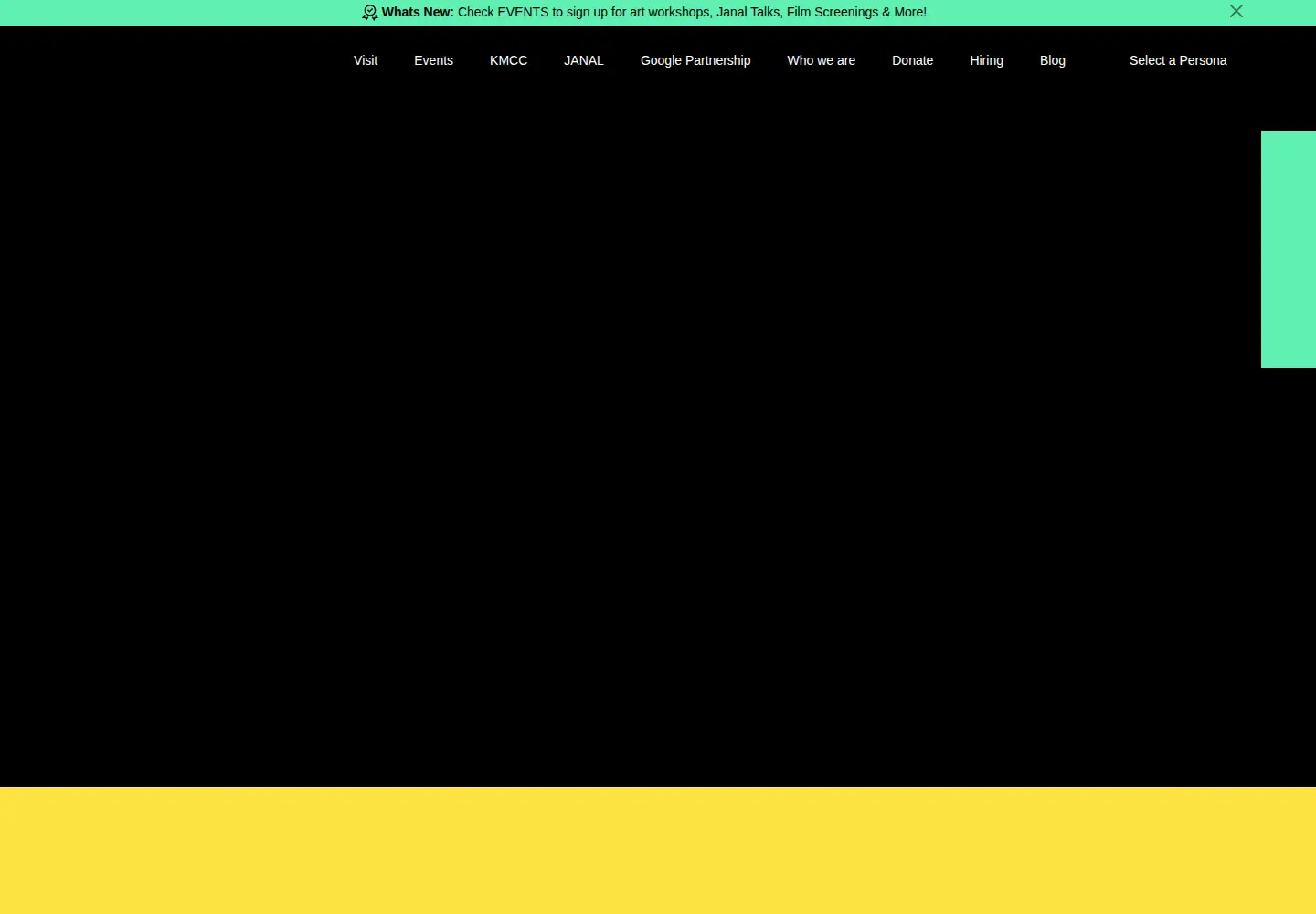 Captured homepage of keralamuseum.org in the current scan