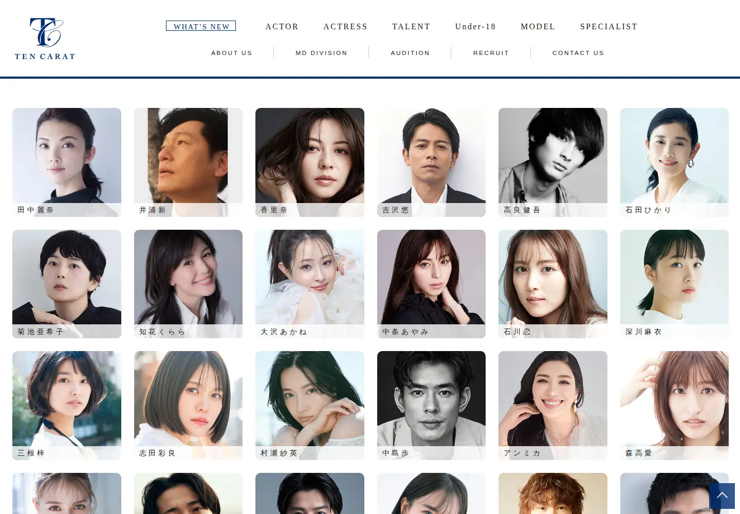 Captured homepage of tencarat.co.jp in the current scan