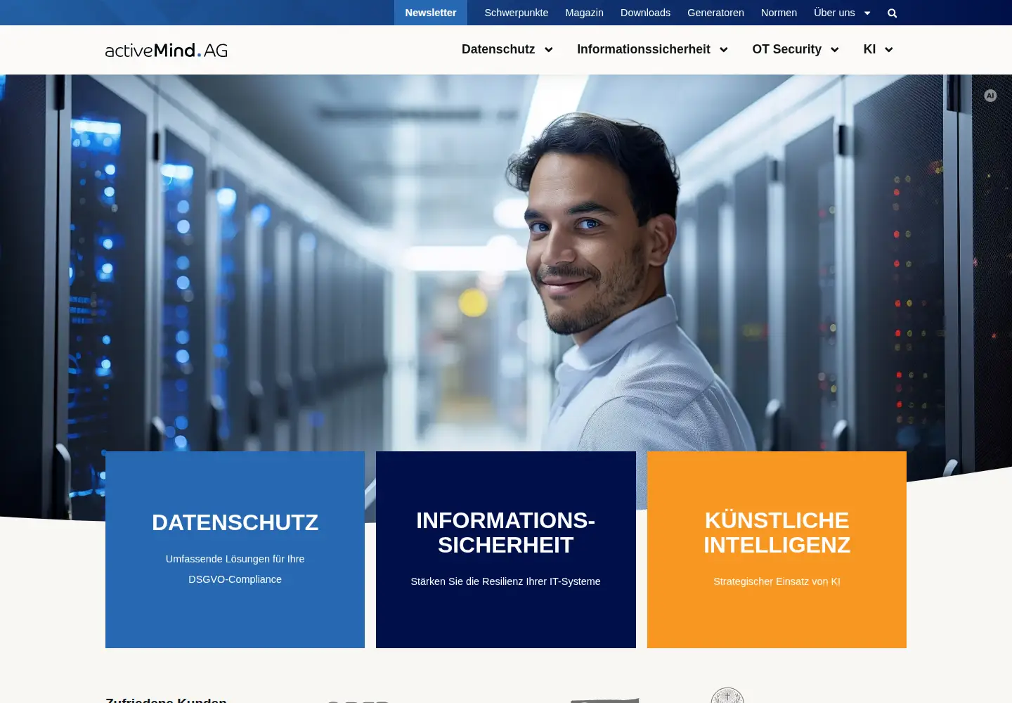 Screenshot of activemind.de