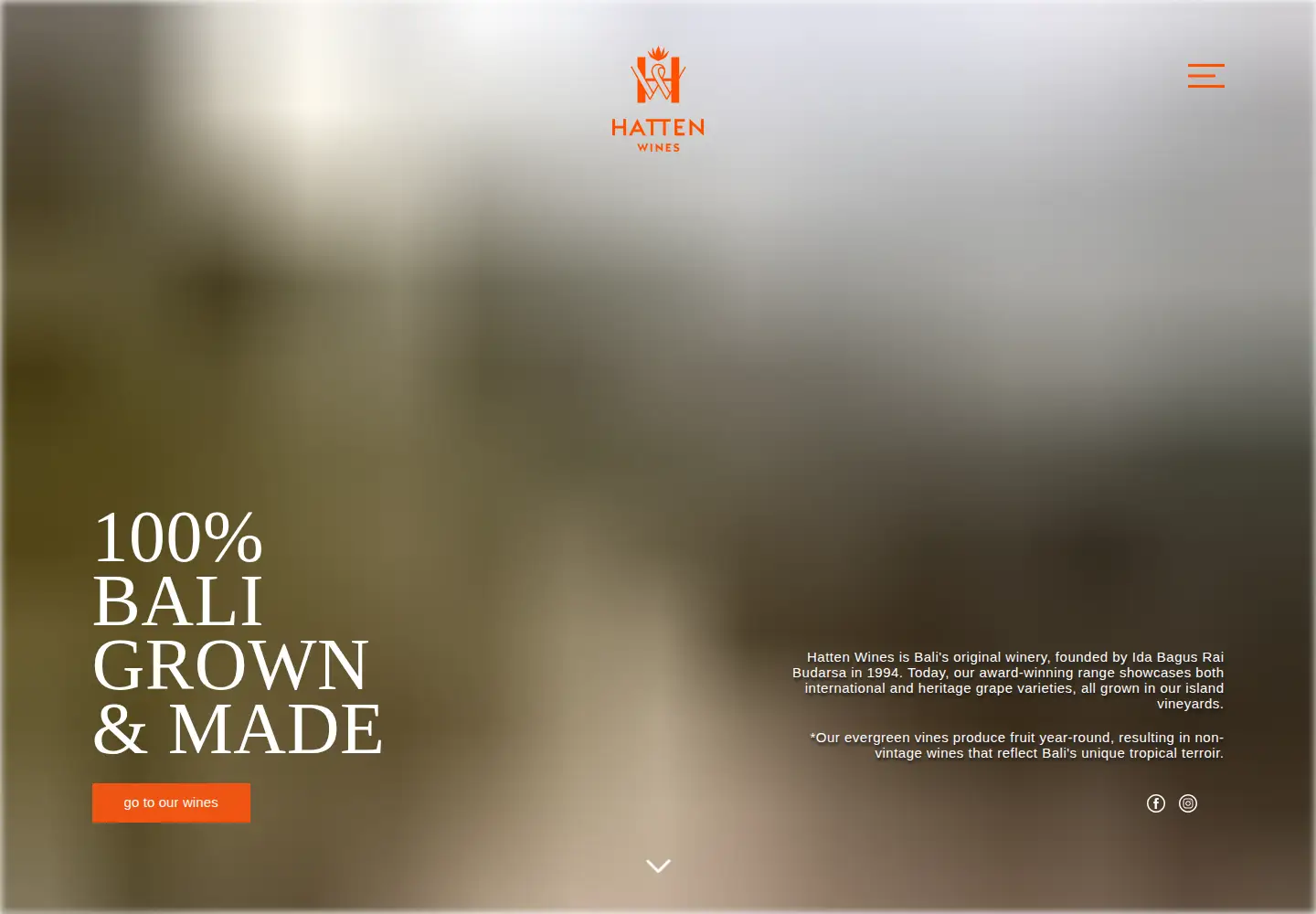 Screenshot of hattenwines.com